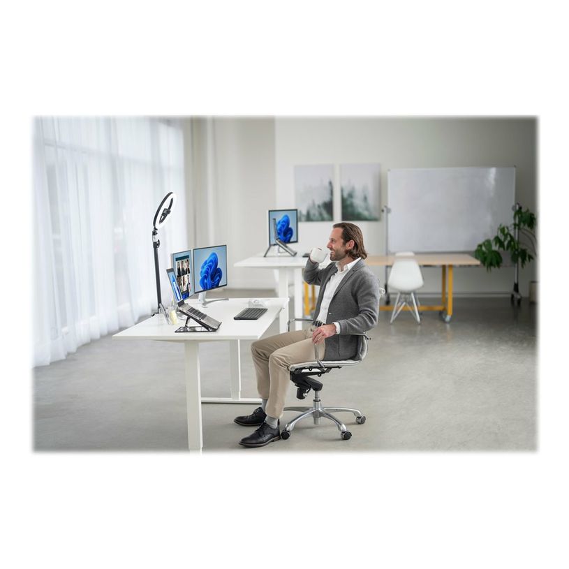 0085896876540-Kensington A1000 - Pied telescopique pour microphone/webcam/lumiere ProVC-P_405143823_13-12