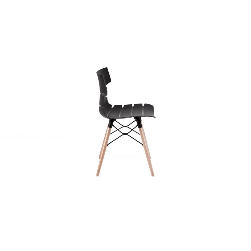 0404051443487-Lot de 4 chaises TESS - pieds bois et acier noir - noir-P_405144348_3-2