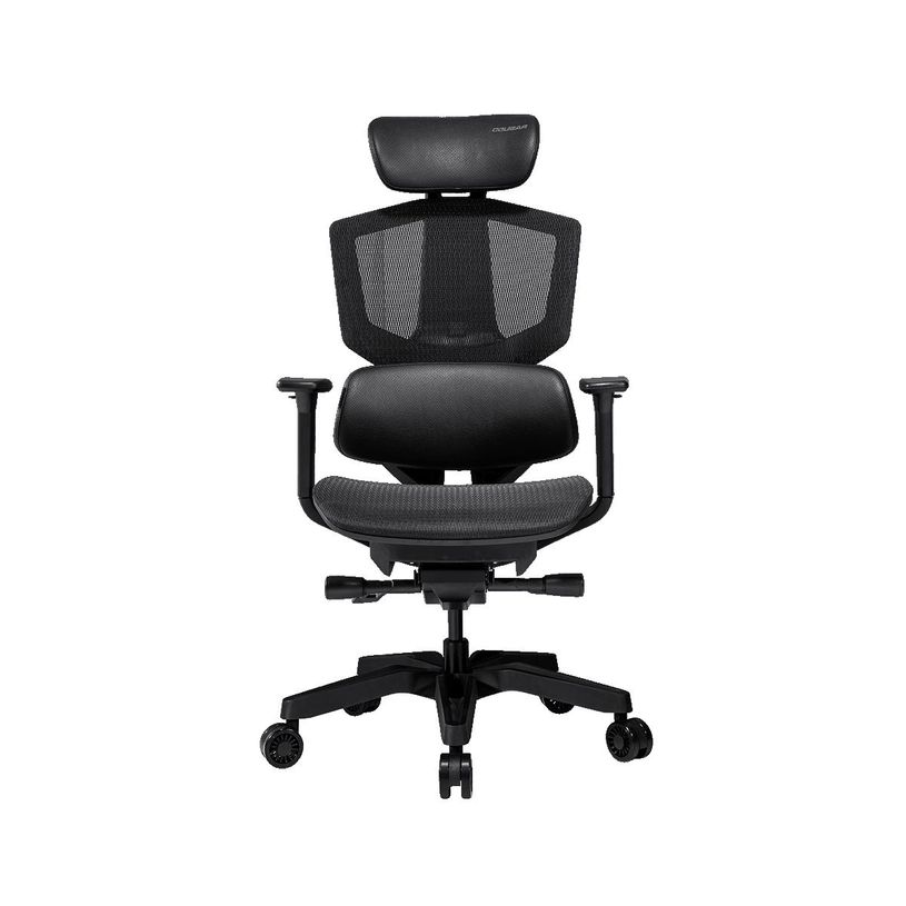 4710483774089-Fauteuil gamer ARGO One Black - accoudoirs réglables - appuie-tête intégré - noir-P_405144744_2-1