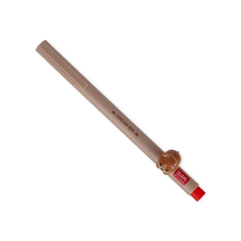 8053610785937-Legami Lovely Friends - Stylo à bille - encre gel - nounours - rouge-P_405144754_2-0