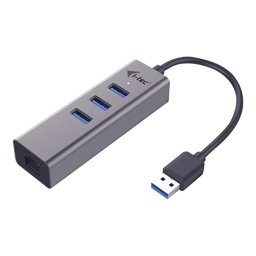 8595611701856-i-Tec USB 3.0 Metal - Hub - 3 x SuperSpeed USB 3.0 + 1 x 10/100/1000 - de bureau-P_405145464_2-0