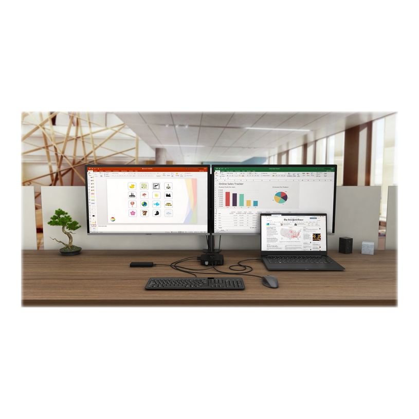 8595611704796-i-Tec - Station d'accueil - USB-C 3.1 Gen 2 / Thunderbolt 3 - HDMI, DP - GigE - 112 Watt - avec chargeur-P_405145493_11-8