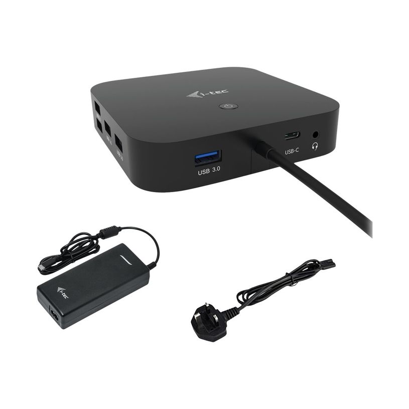 8595611704796-i-Tec - Station d'accueil - USB-C 3.1 Gen 2 / Thunderbolt 3 - HDMI, DP - GigE - 112 Watt - avec chargeur -P_405145493_5-2