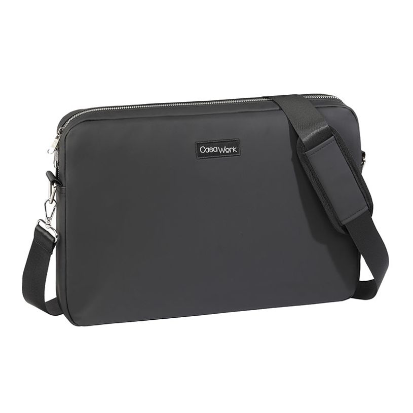 3135257523570-Viquel Casawork - Sacoche pour ordinateur portable 15″ - Gomme Noire-P_405145866_1-0