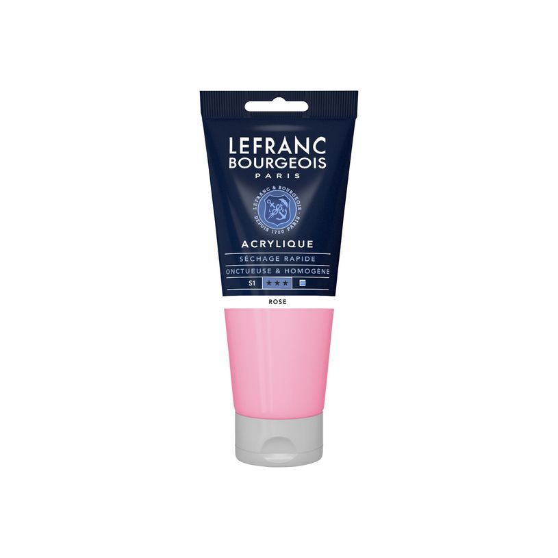 3013643004356-Lefranc Bourgeois - Peinture acrylique - rose vif - 200 ml-P_405146477_1-0