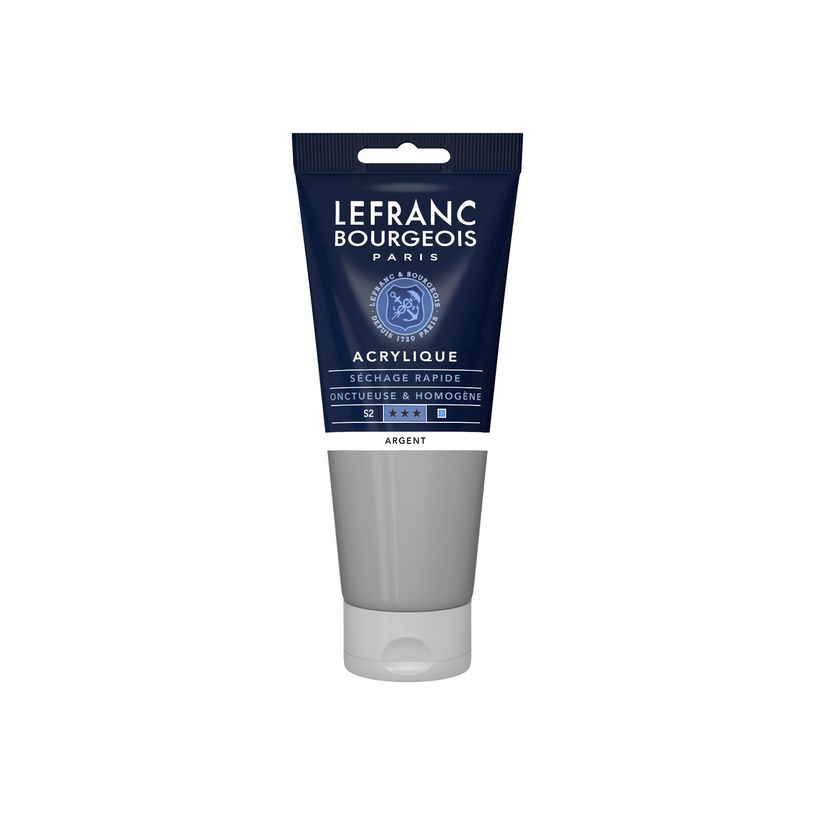 3013643004479-Lefranc Bourgeois - Peinture acrylique - argent - 200 ml-P_405146486_1-0