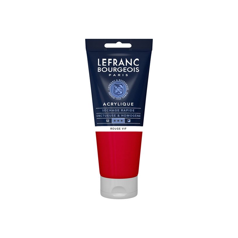 3013643003496-Lefranc Bourgeois - Peinture acrylique - rouge vif - 200 ml-P_405146495_1-0