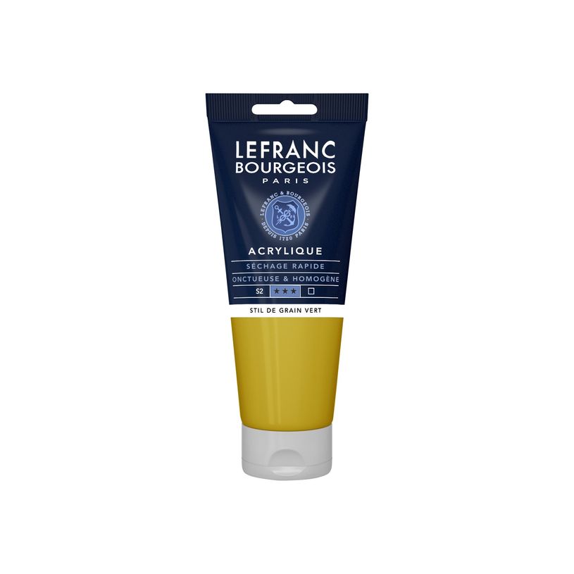 3013643004509-Lefranc Bourgeois - Peinture acrylique - vert stil de grain - 200 ml-P_405146496_1-0