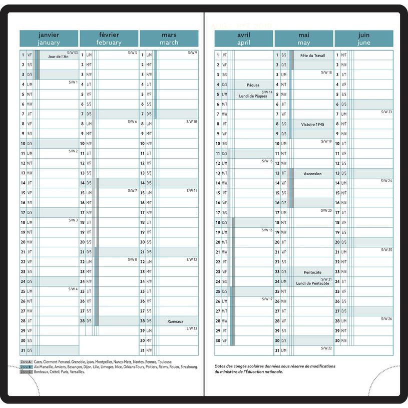 3660942089524-Agenda de poche Mini Labo - 1 semaine sur 2 pages - 9 x 17,5 cm - beige - Exacompta-P_405147046_7-6