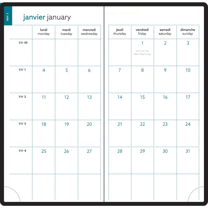 3660942080637-Agenda de poche spiralé Amélie EasyTime 17 -  1 semaine sur 2 pages - 9 x 17,5 cm - disponible dans dif-P_405147068_8-7