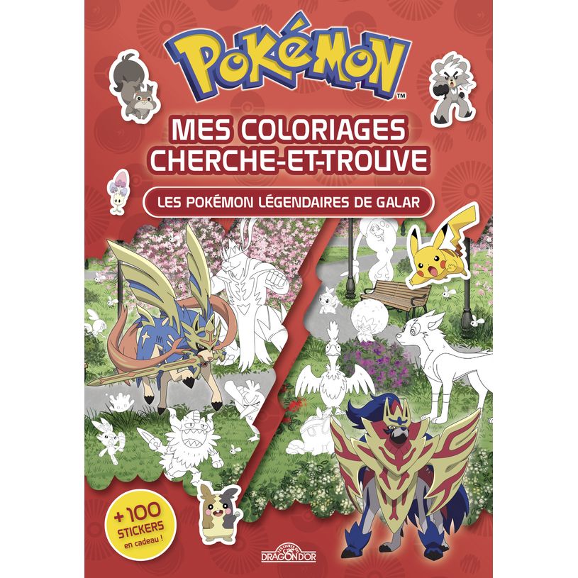 9782821214606-Pokemon Les Pokemon Légendaires de Galar - Mes Coloriages Cherche et Trouve-P_405147145_1-0