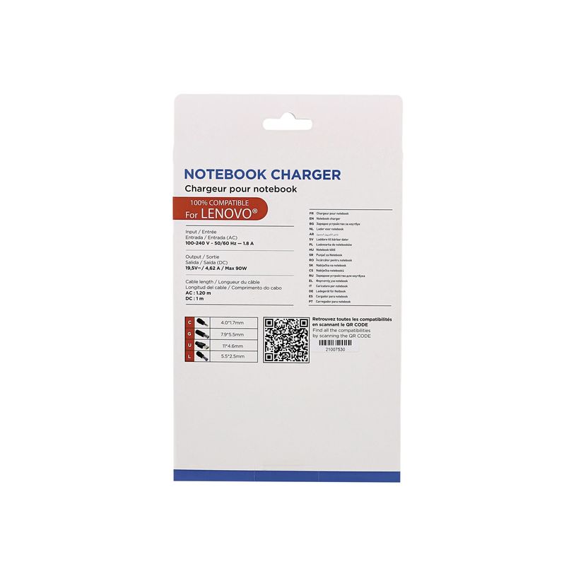 3303170105214-T'nB - Chargeur secteur notebook Lenovo - 90 Watt-P_405147317_4-4
