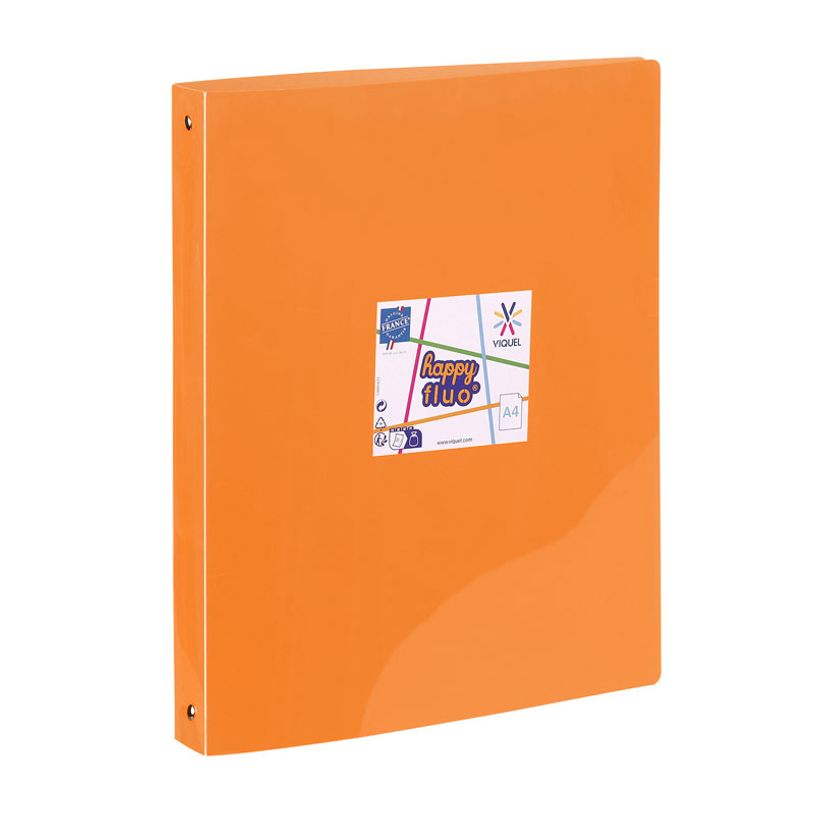 3135252187319-Viquel Happy Fluo - Classeur 4 anneaux - Dos 35 mm - A4 - pour 250 feuilles - disponible d-P_405147350_7-5