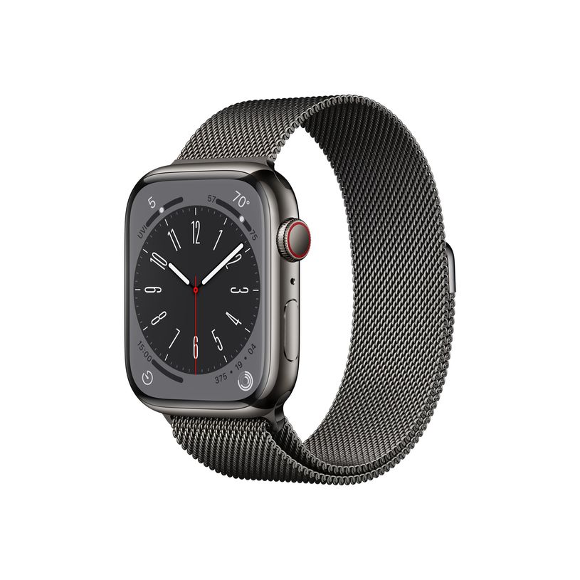 194253180029-Apple Watch Series 8 (GPS + Cellular) - montre connectée - 41mm - 32 Go - graphite-P_405147779_1-0