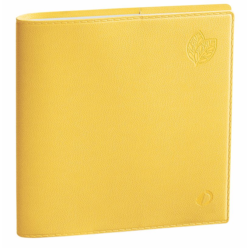 3371010499441-Agenda Equology - 1 semaine sur 2 pages - 16 x 16 cm - jaune - Quo Vadis-P_405148546_1-0