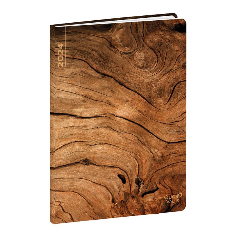 3371010499731-Agenda Respire Ministre recyclé - 1 semaine sur 2 pages - 16 x 24 cm - bois - Quo Vadis-P_405148639_1-0