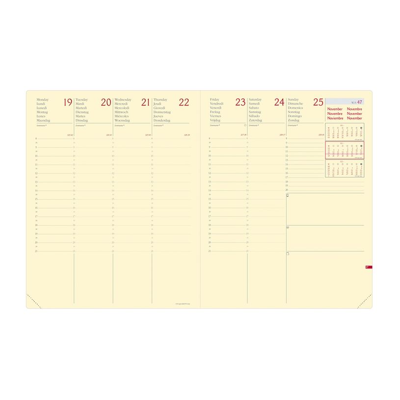 3371010500871-Agenda à élastique Silk President Prestige - 1 semaine sur 2 pages - 21 x 27 cm - vert --P_405148650_2-1