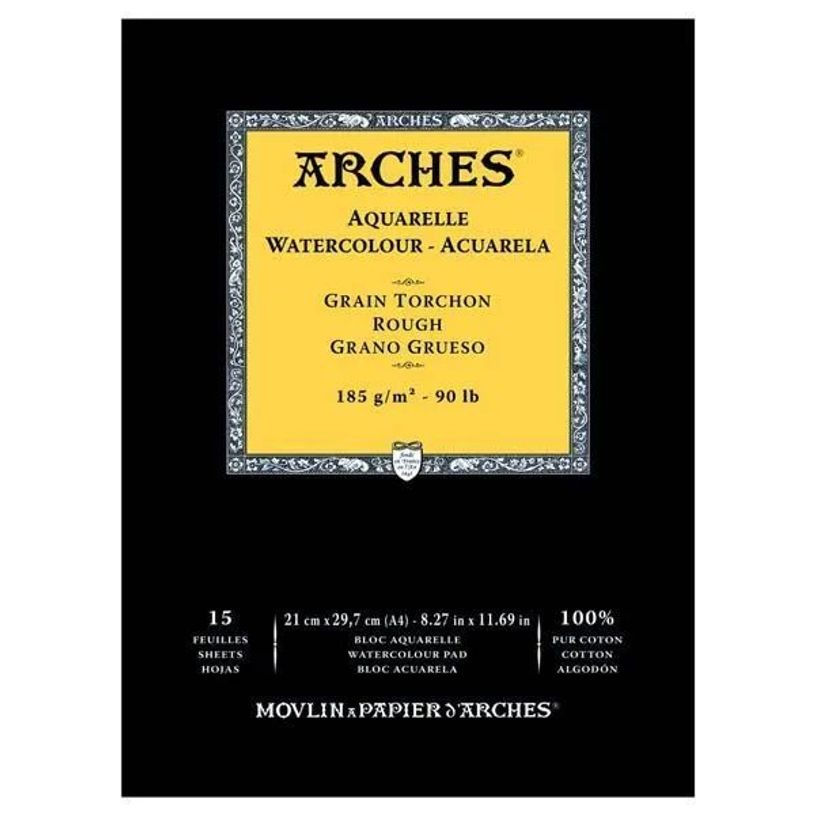 3700417135407-Arches Aquarelle - papier aquarelle - A4 - 15 feuilles-P_405148734_1-0