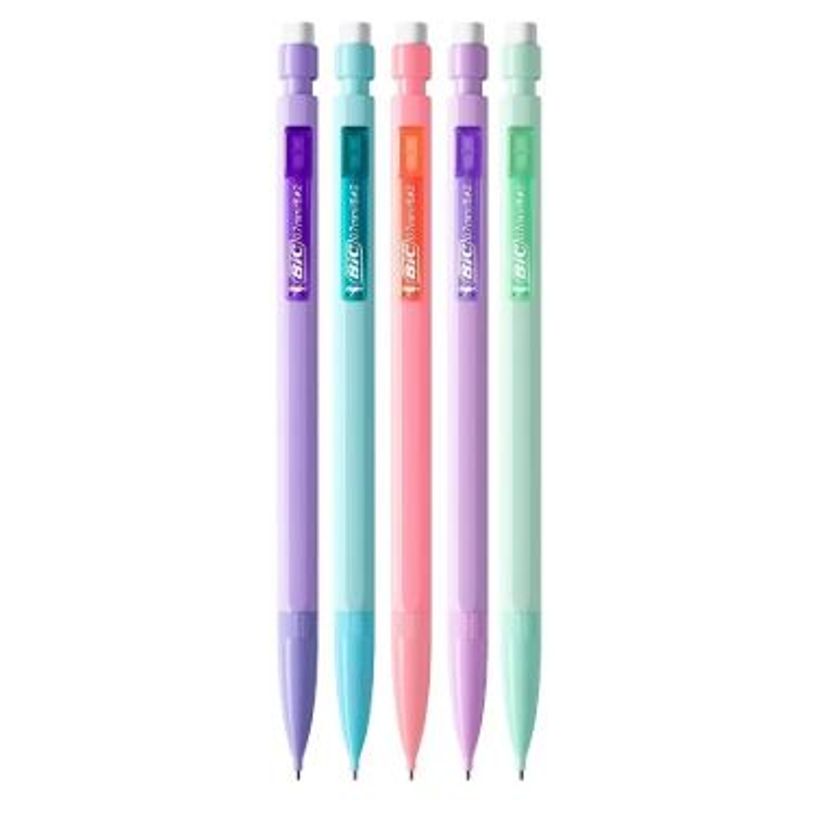 3086123714540-Bic - Boîte de 12 Porte-mines HB - 0.7 mm - avec gomme - couleurs pastel assorties-P_405148867_1-0