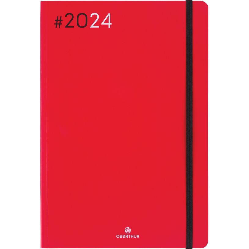 3664447154404-Agenda Flex - 1 semaine sur 2 pages - 17 x 24,5 cm - rouge - Oberthur-P_405148932_1-0