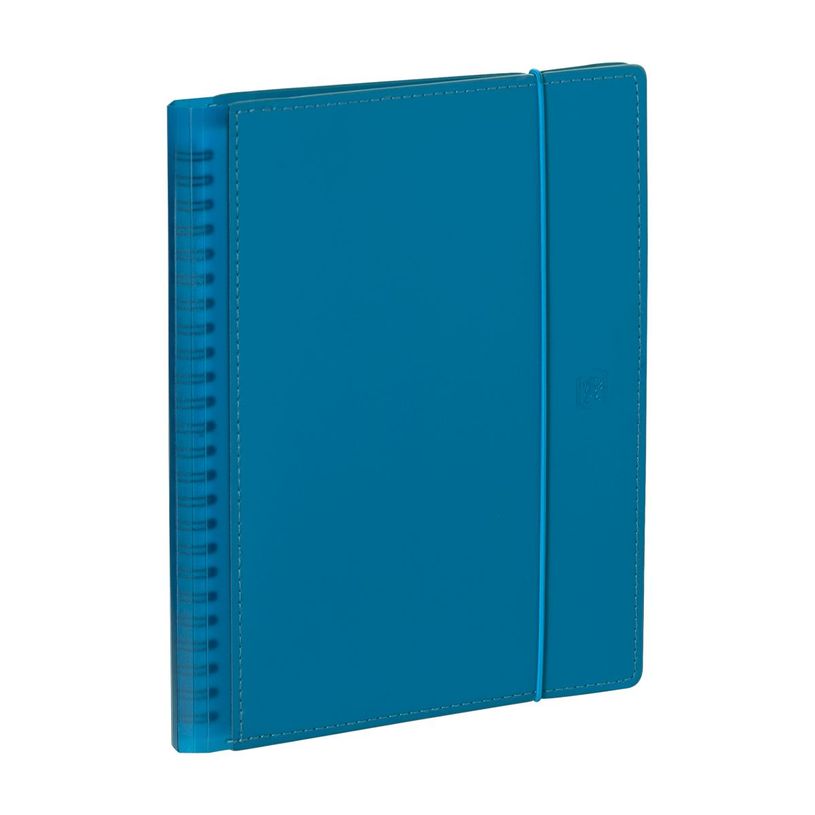 3147280268229-Agenda spiralé à élastique My Fab - 1 semaine sur 2 pages - 21 x 29,7 cm - bleu - Oxford--0