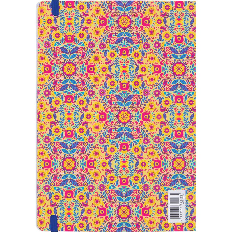 3664447158785-Agenda Merida - 1 semaine sur 2 pages - 17 x 24,5 cm - jaune - Oberthur-P_405149221_2-1