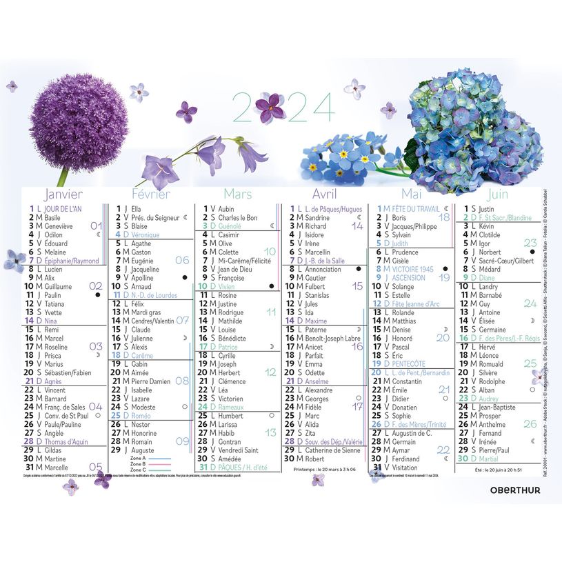 3664447151366-Mini calendrier illustré - 6 mois par face - 13,5 x 17,5 cm - différents modèles dispon-P_405149421_3-2