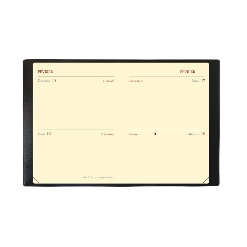 3371010191642-Agenda Mini 2 Days - 2 jours par page - 7 x 10 cm - disponible dans différentes couleurs -P_405149585_4-3