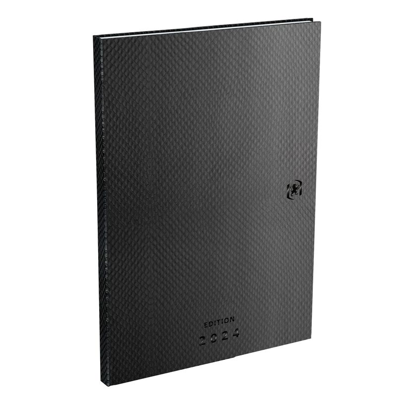 3147280267130-Agenda Ophio - 1 semaine sur 2 pages - 16 x 24 cm - noir - Oxford-P_405149656_1-0