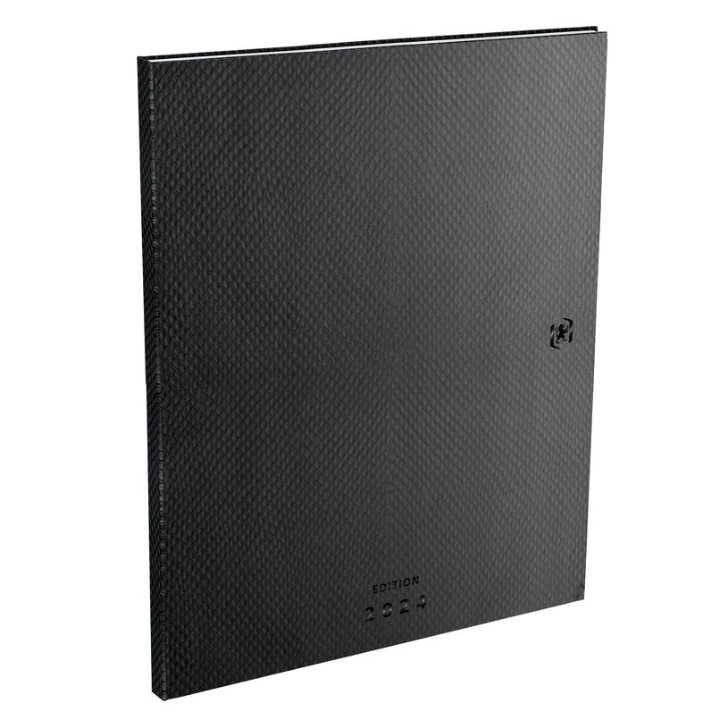 3147280267178-Agenda Ophio - 1 semaine sur 2 pages - 21 x 27 cm - noir - Oxford-P_405149657_1-0