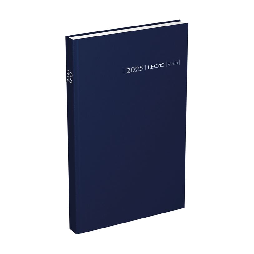 3147280262258-Lecas Carré Euro Centimes - Agenda 1 jour par page - 14 x 22 cm - bleu-P_405149801_1-0