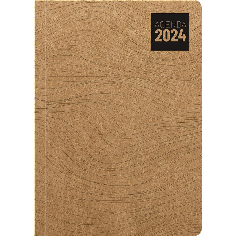 3592930025378-Agenda Kraft courbes - 1 semaine sur 2 pages - 17 x 24 cm - Bouchut-P_405149850_1-0