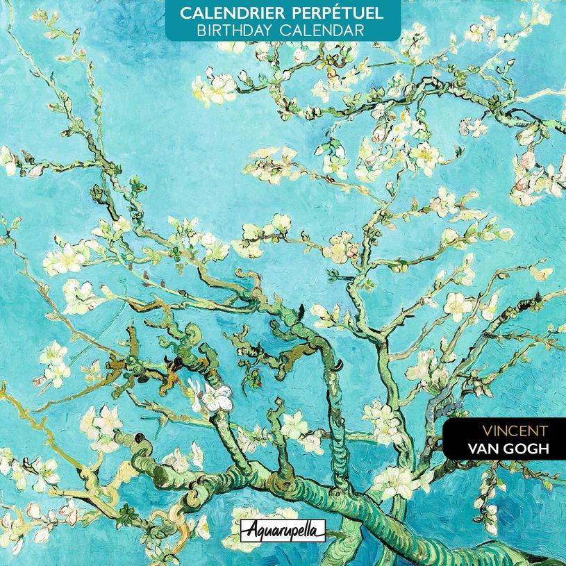 3494150144498-Calendrier perpétuel - Van Gogh - Amandier en fleurs - 12 x 12 cm - Aquarupella-P_405150158_1-0