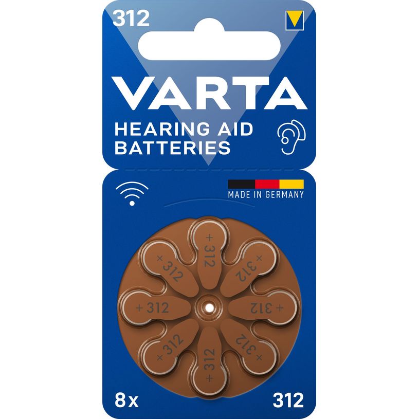 4043752393712-VARTA - Lot de 8 piles auditives ZA312/PR41 - 160 mAh-P_405151189_1-0