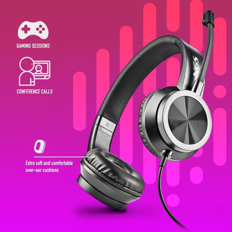 8435430620955-NGS MSX 11 Pro - Casque filaire avec micro - jack 3,5mm - noir-P_405151462_6-5