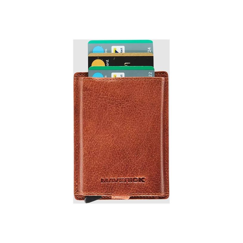 5413082194447-Maverick Rough Gear - Portefeuille - slim RFID - cuir de buffle pleine fleur à tannage v