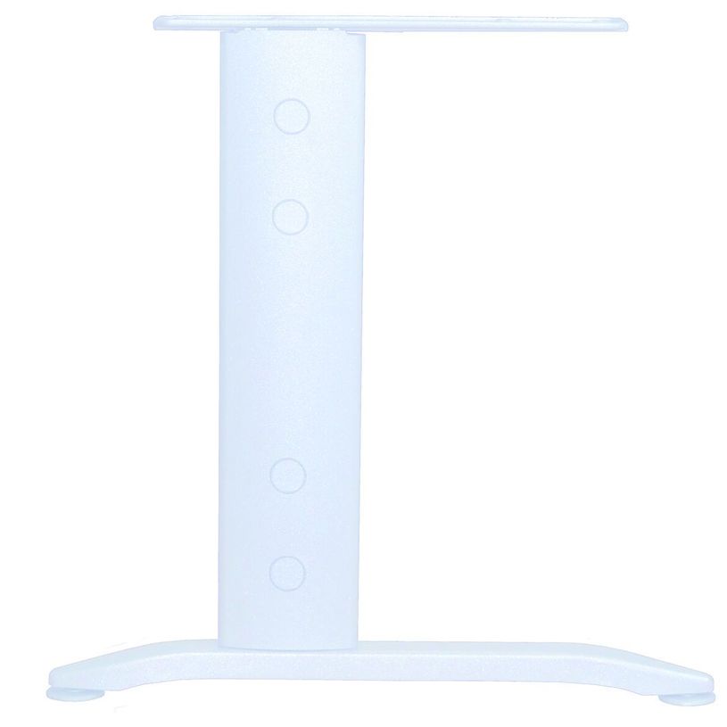 3253310535367-Bureau double vague symétrique IDRA - L180 cm - Pied blanc - plateau imitation noyer-P_405152442_2-1