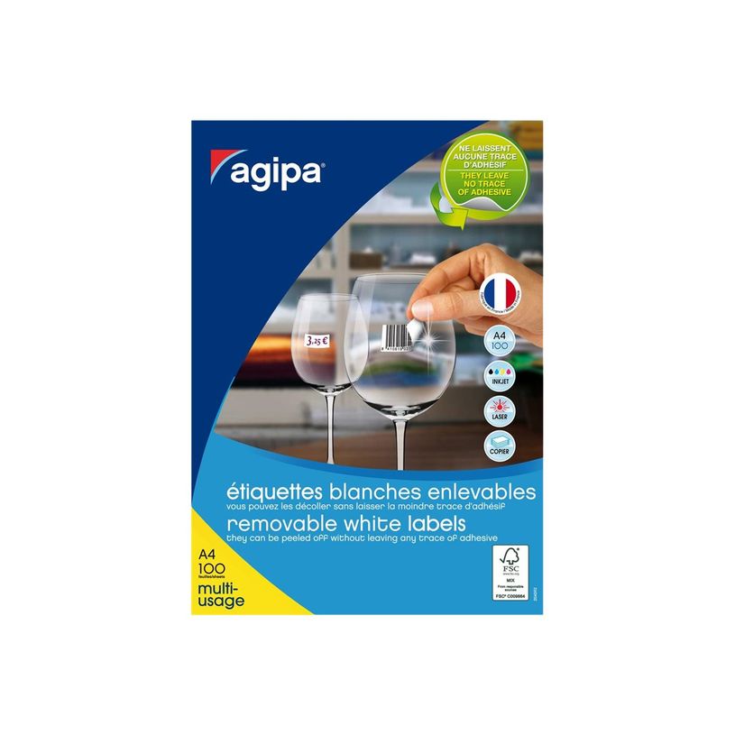 3270241289909-Apli Agipa - 6500 Étiquettes adhésives blanches multi-usages - 38 x 21.2 mm - enlevables-P_405152588_1-0