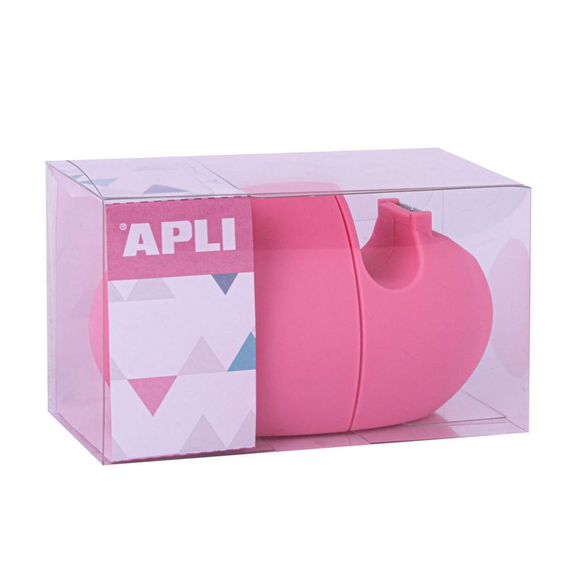 8410782188476-Apli Nordik - Distributeur de ruban adhésif 19 mm x 33 m - rose-P_405152616_1-0