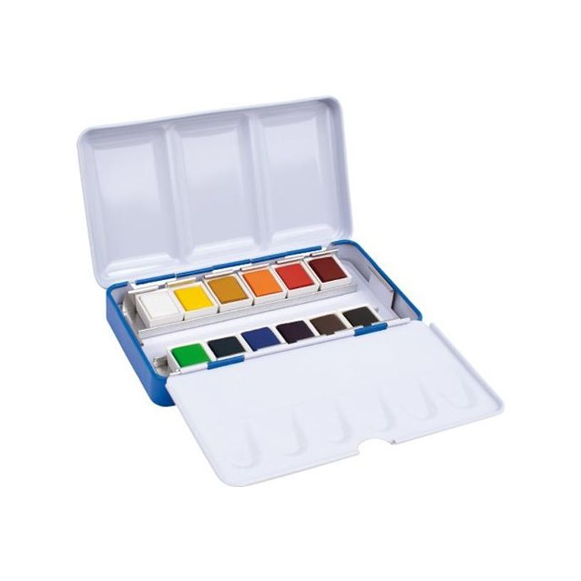 8411574101710-MILAN - Ensemble de peinture - 12 parties - aquarelle - 12 couleurs - opaque - demi-platea-P_405152624_6-1