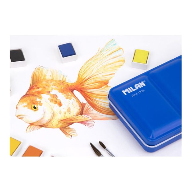 8411574101727-MILAN - Ensemble de peinture - 24 parties - aquarelle - 24 couleurs - couleurs assorties --P_405152625_2-4