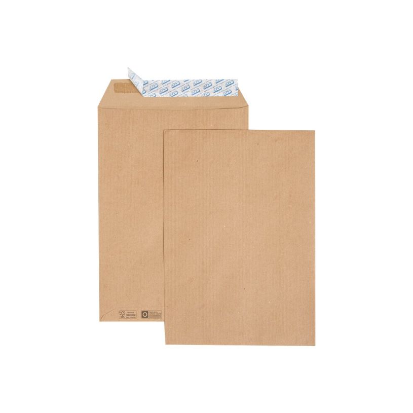 3250650063116-GPV Green - 25 Enveloppes + 5 gratuites C4 (229 x 324 mm) - 90 gr - sans fenêtre - bande -P_405153039_2-0