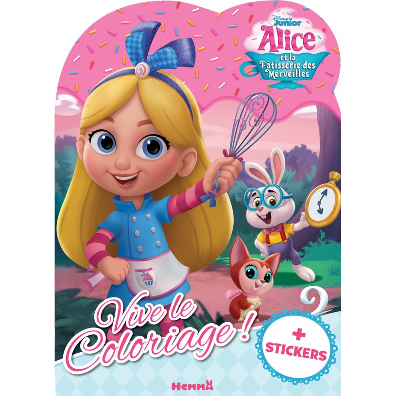 9782508053436-Disney Junior Alice et la Pâtisserie des Merveilles - Vive le Coloriage !-P_405153168_1-0