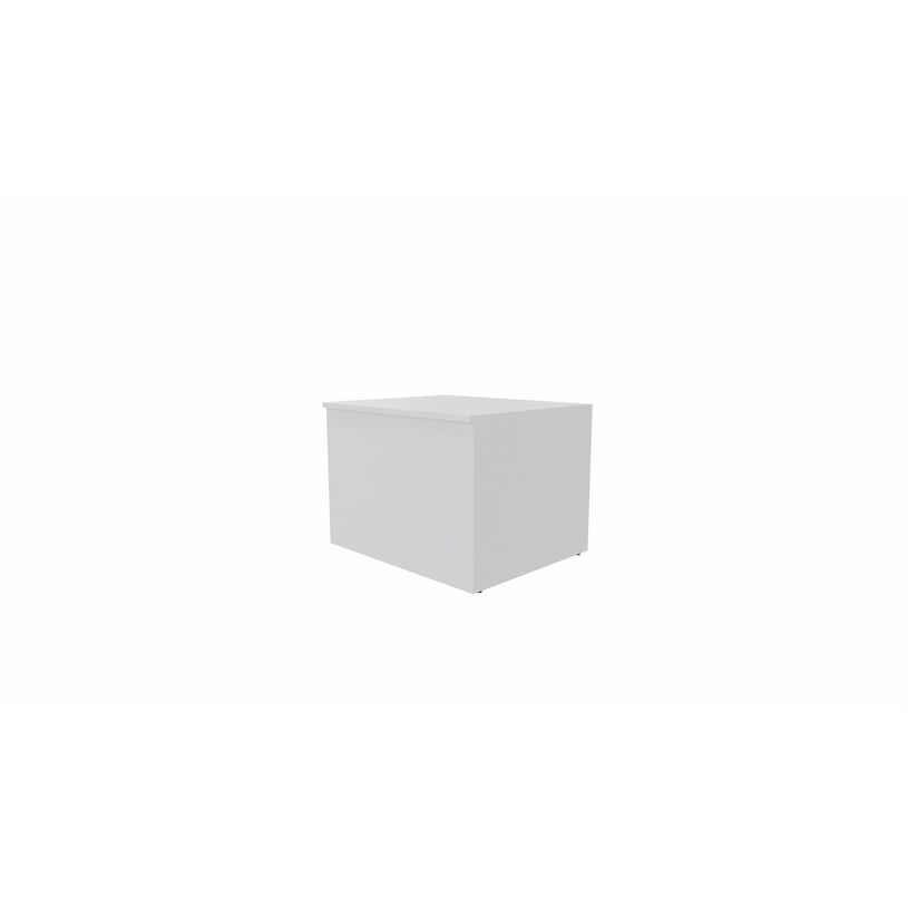 3617350000627-Module d'accueil bas GUEST - extrémité gauche - L100 x H74 cm - corps blanc plateau blanc (habil-P_405153253_1-0