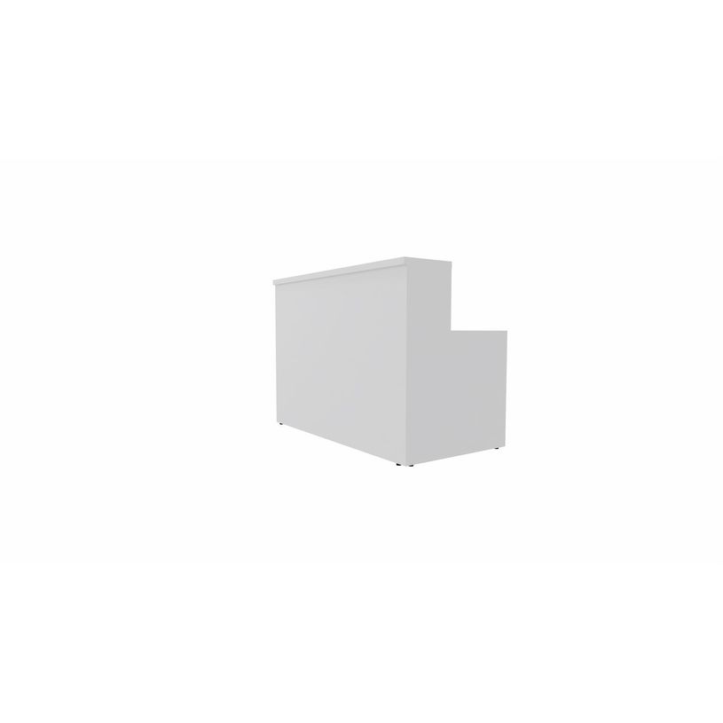 3617350000085-Module d'accueil haut GUEST - indépendant - L160 x H113 cm - corps blanc plateau blanc avec échancrures (habil-P_405153307_1-0