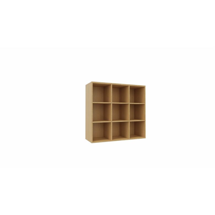 3617350005868-Vestiaire CAMILLE 9 cases - H.112,3 x L.120 x P.43,2 cm - imitation chêne clair - portes -P_405153793_1-0