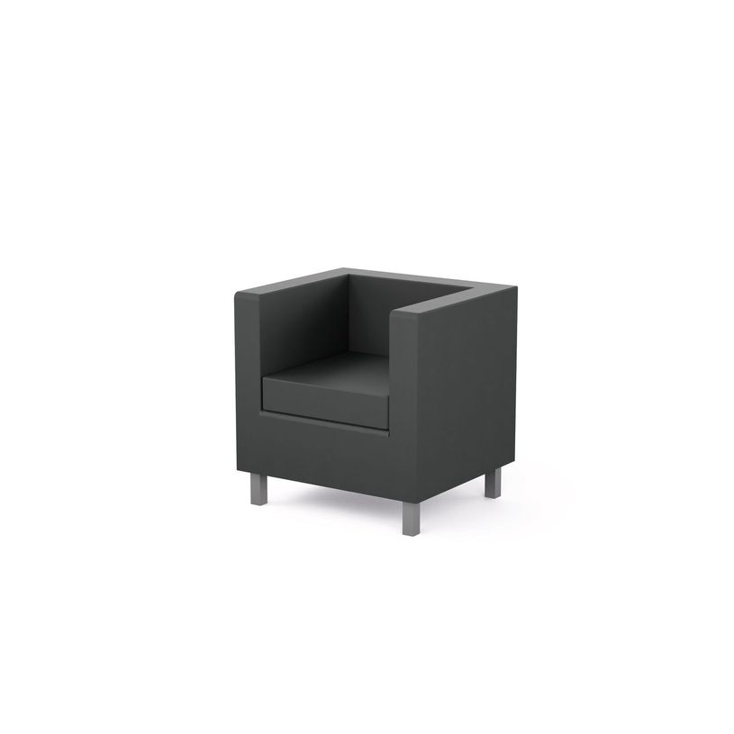 3617350000825-Fauteuil d'accueil GALWAY - 1 place - L71 x P62 x H72 cm - revêtement PU - noir-P_405153834_1-0