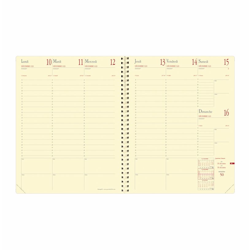 3371010482078-Agenda spiralé Impala Manager avec répertoire - 1 semaine sur 2 pages - 21 x 27 cm - ble-P_405153900_2-1