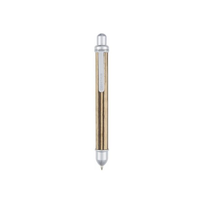 3664447160238-Oberthur Tolède - Mini stylo à bille poussoir - brun-P_405154134_1-0