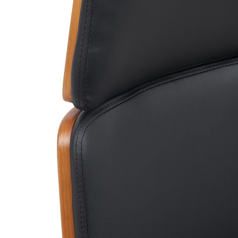 3397701249584-Fauteuil de bureau HECTOR - Bois multiplis imitation noyer et polyuréthane noir-P_405154172_7-6